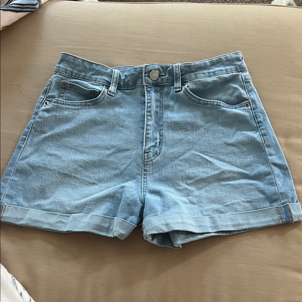 No Boundaries Light Blue Jean Shorts